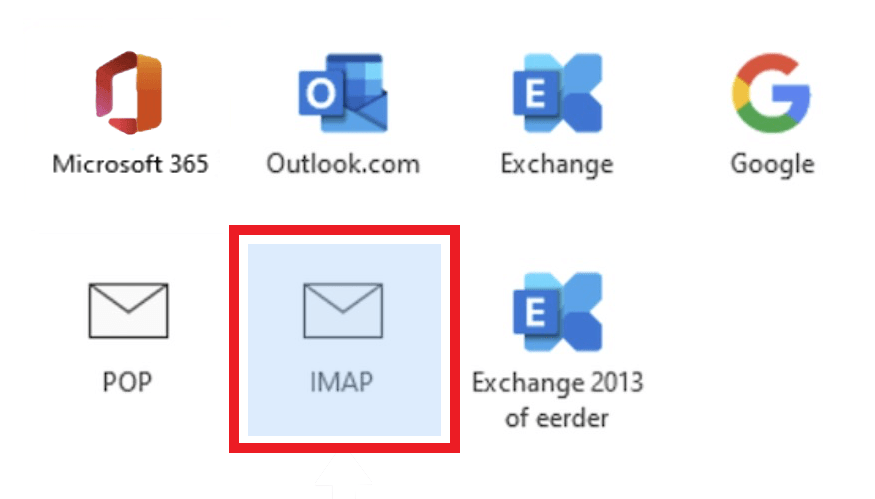 Outlook Stap 4 – IMAP (1)